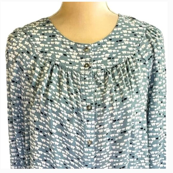 Anthropologie 24 Of 52 Conversations Glacial Gathering Polar Bear Button… - Picture 3 of 9